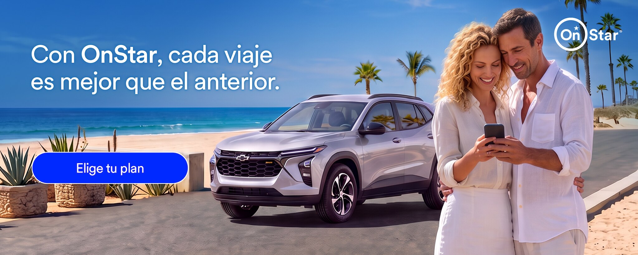 Todo lo que necesitas para conducir con más control, seguridad y entretenimiento está en OnStar.