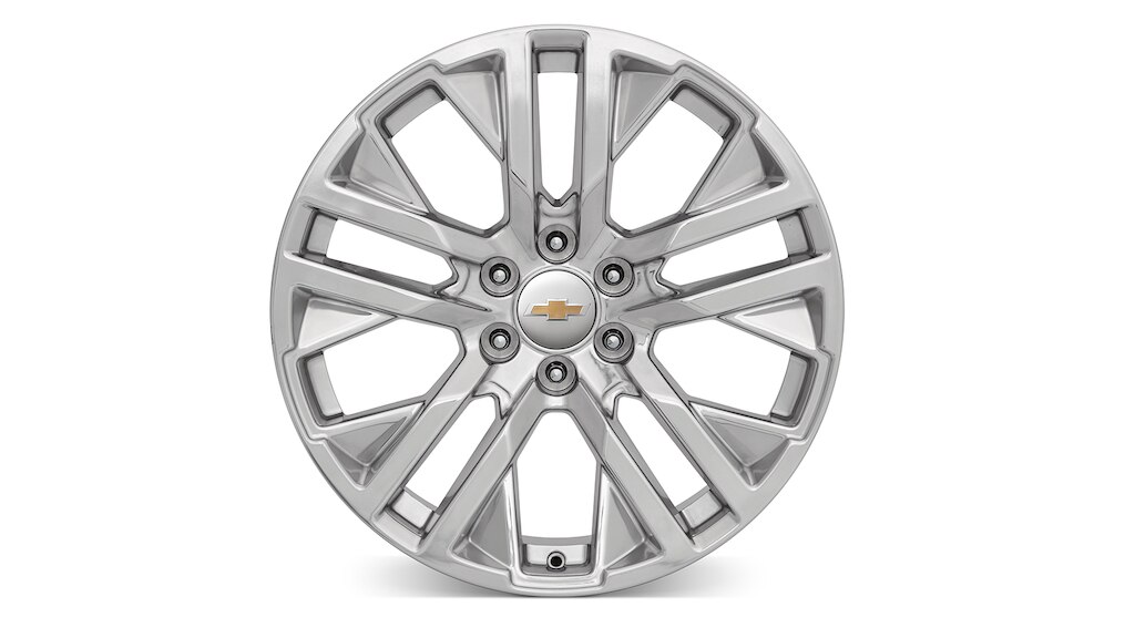 Rin en aluminio de 22 pulgadas cromado de 6 brazos para tu camioneta Chevrolet Silverado 2025
